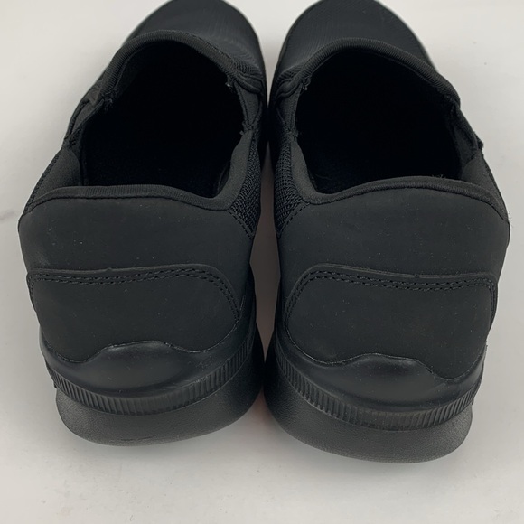 Skechers black mens slip on sneakers - Picture 5 of 11